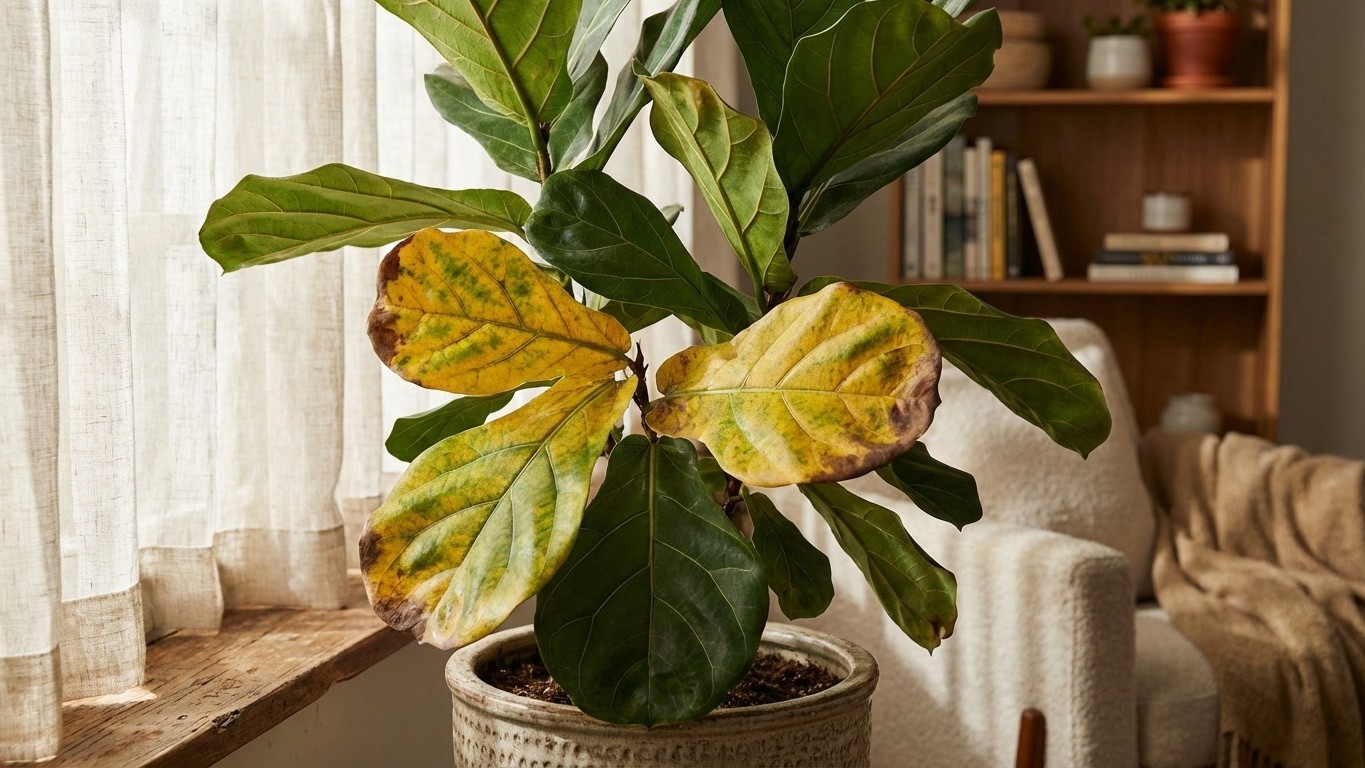 Feuilles jaunes sur plante d’intérieur : causes, diagnostic et solutions
