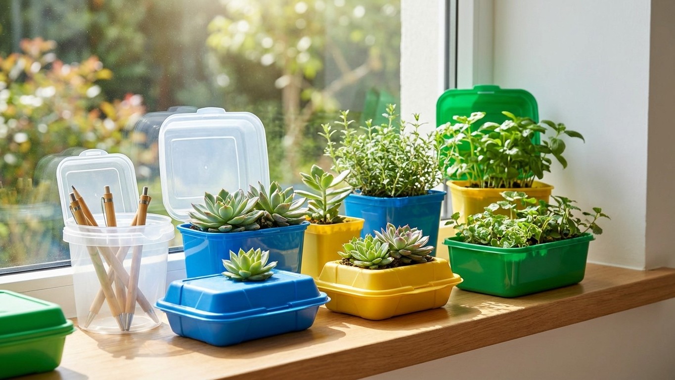 How I Turned Plastic Takeout Containers Into Stunning Home Decor