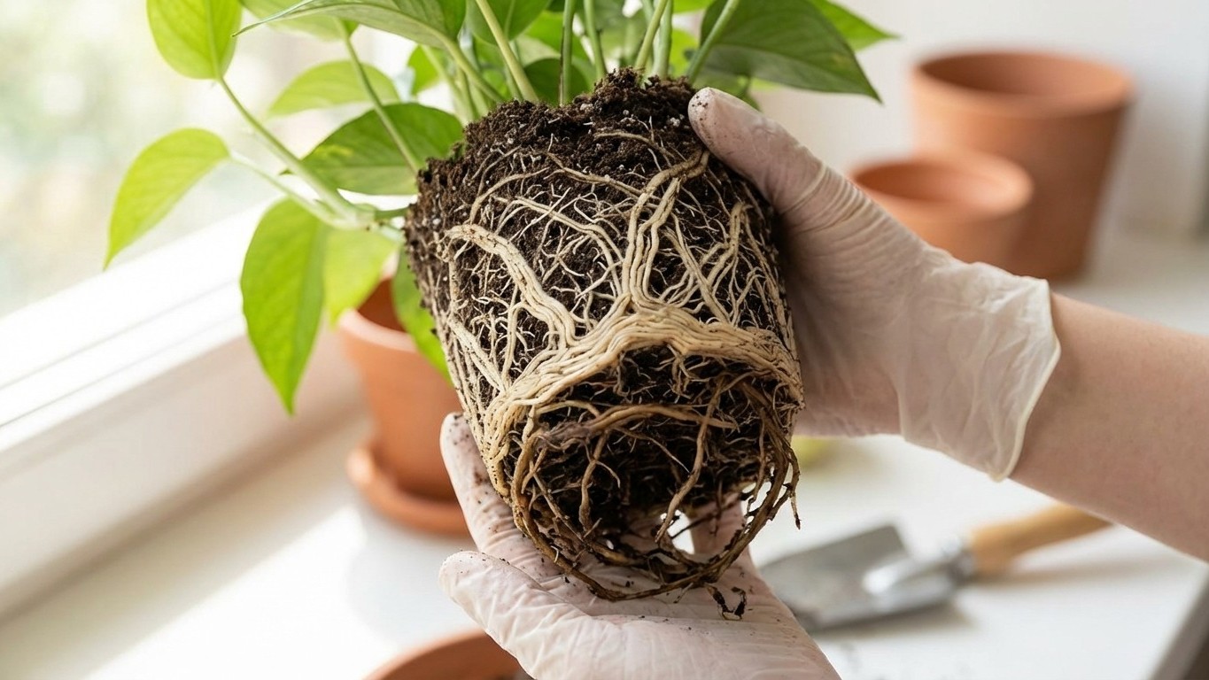 I Applied Coffee Grounds to My Houseplants for a Year—Here's What Happened to the Roots