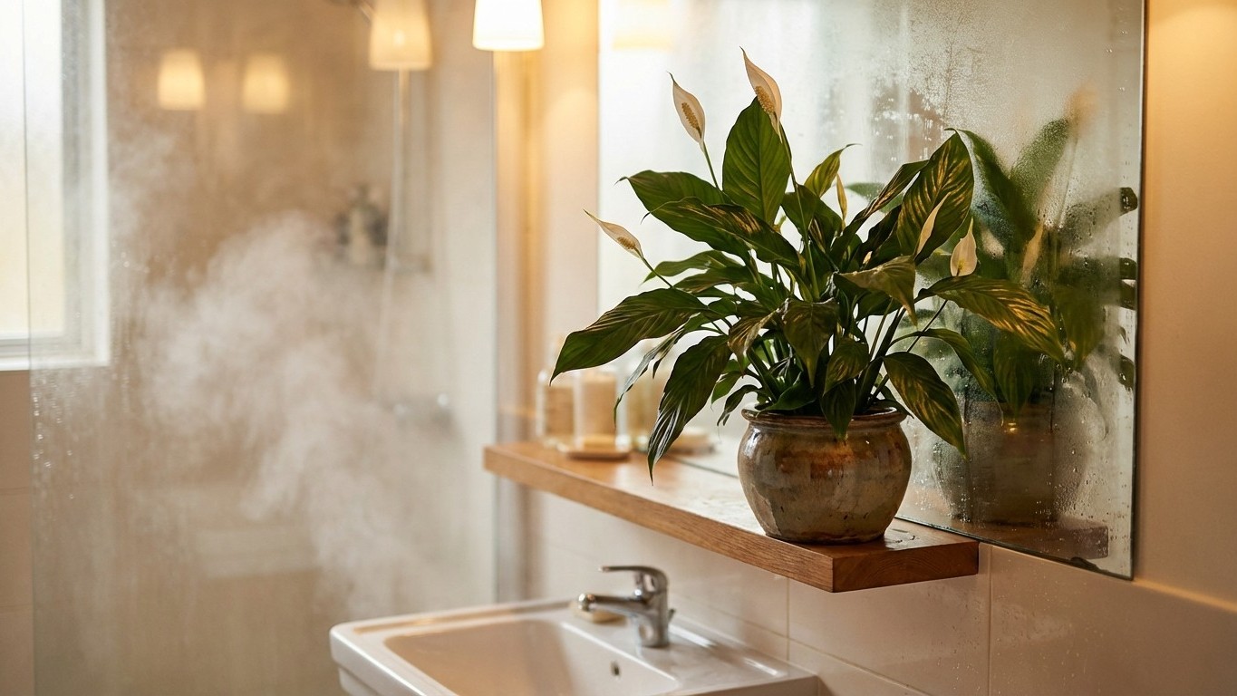 I Ditched My Dehumidifier for Plants—And My Windowless Bathroom Has Never Been Better