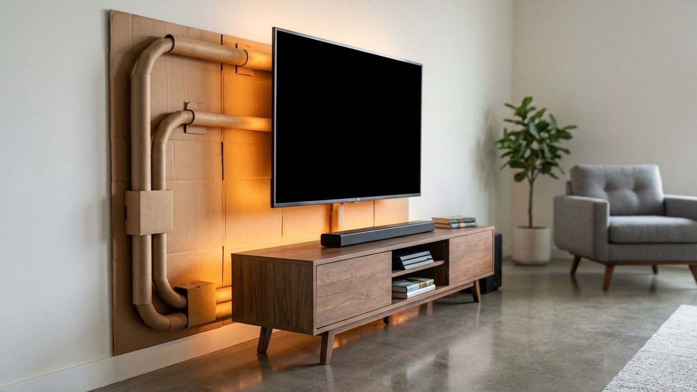 I stopped buying cable organizers after discovering this free method behind my TV