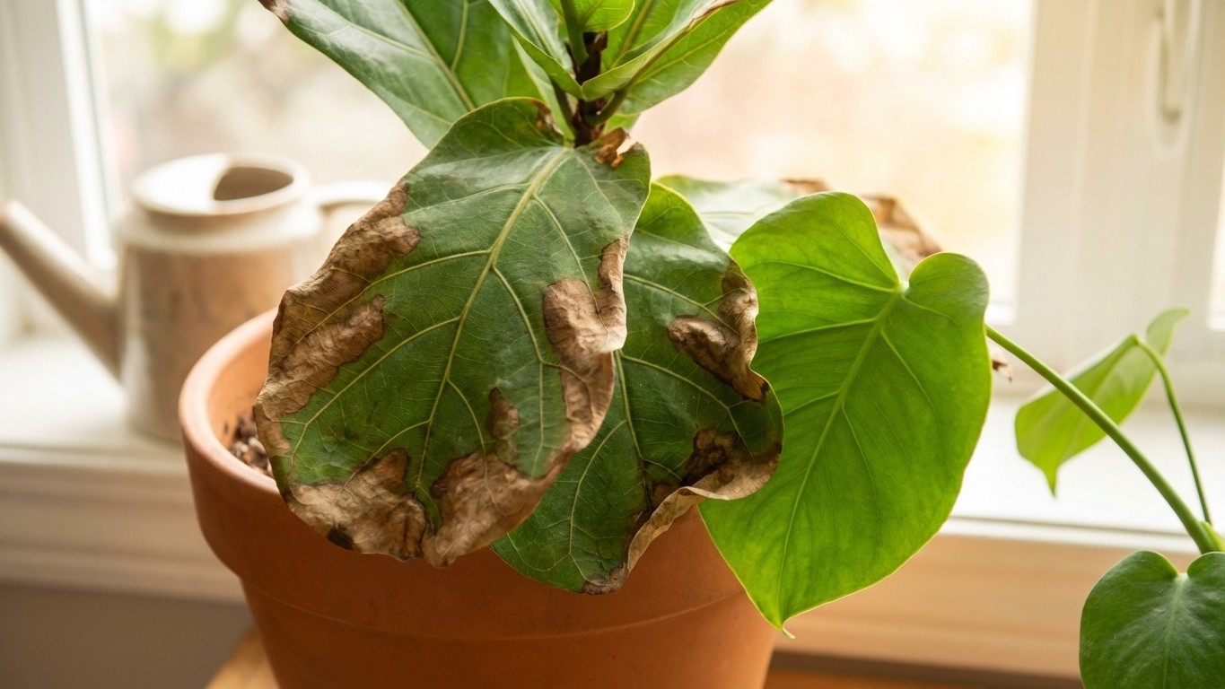 I watered my plants the same way for years: these leaf marks finally showed me I was wrong