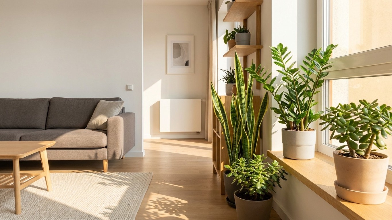 Plantes d’intérieur qui supportent la chaleur et l’air sec (chauffage, été)