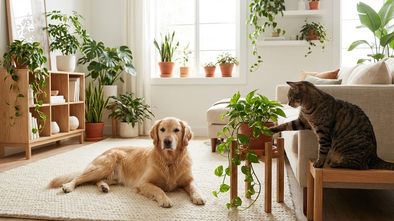 Plantes d’intérieur non toxiques : guide des houseplants safe pour chats et chiens