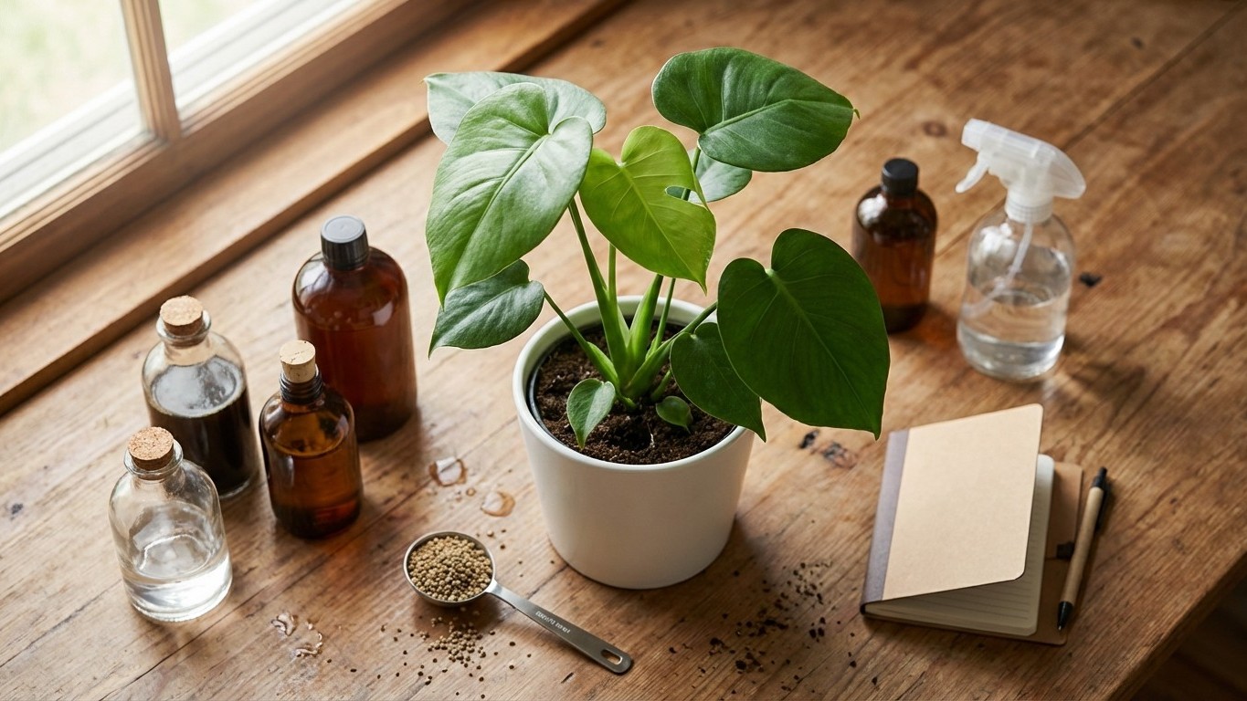 Programme d’engrais pour plantes d’intérieur : calendrier, dosages et risques