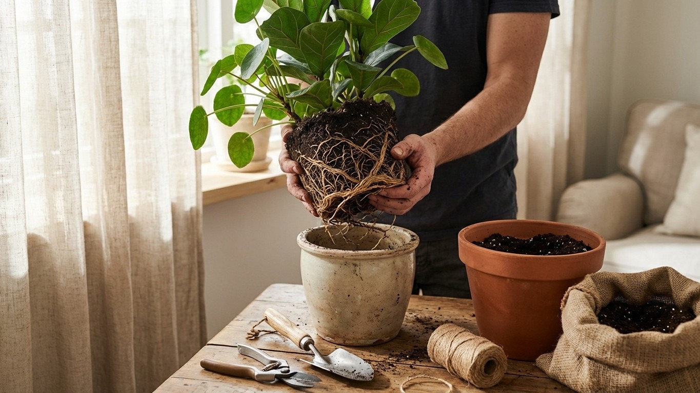 Quand rempoter les plantes d’intérieur ? signes, saisons et rythme