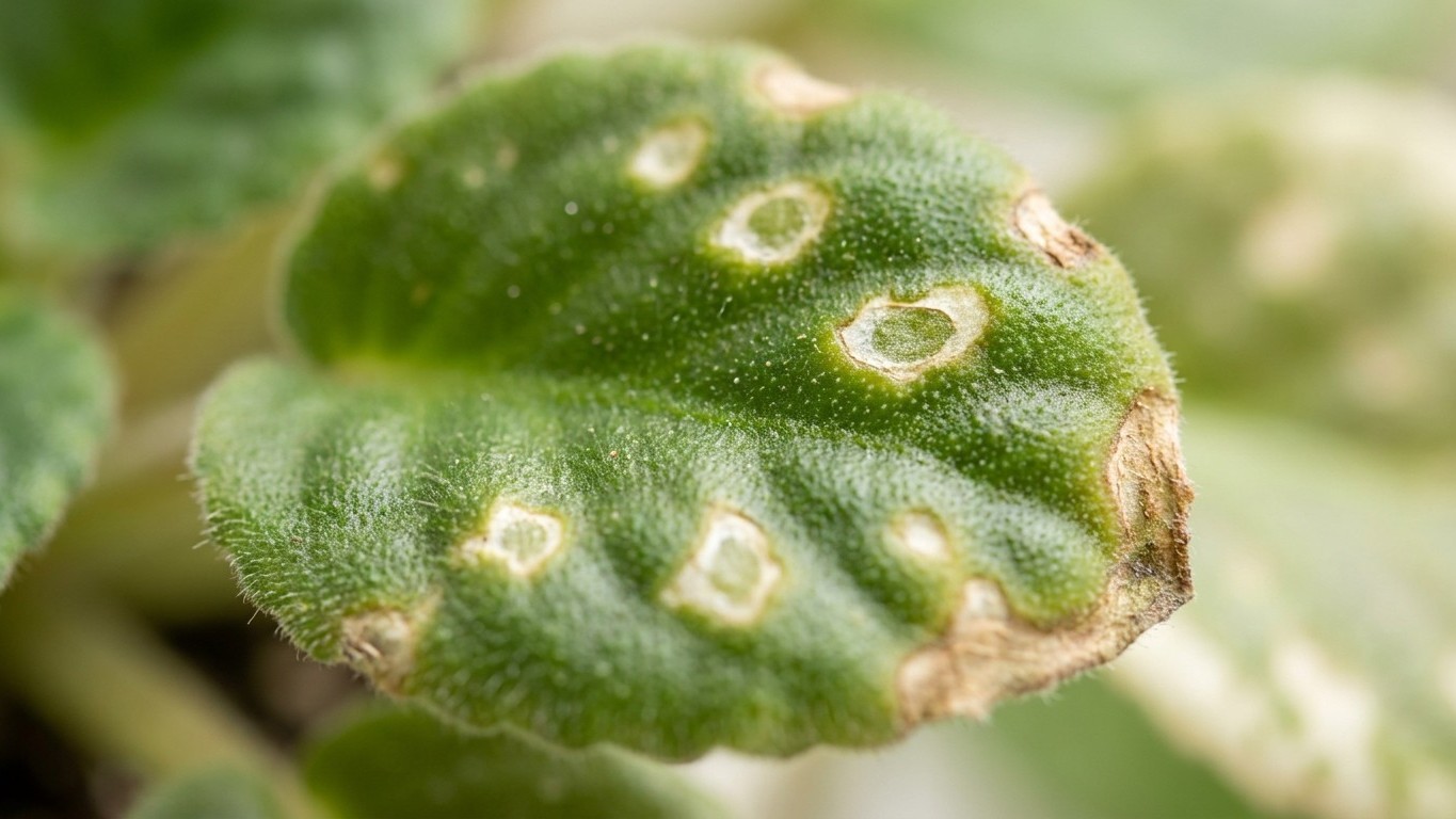 Why Misting African Violets Causes Permanent Leaf Damage—And How to Fix Your Plant