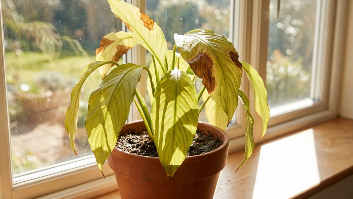 Why Your Peace Lily Dies in April: The Sunburn Mistake Thousands Make Every Spring