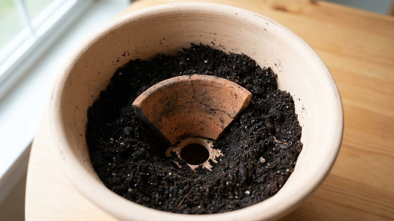 How a Broken Pot Saved My Plants: The Drainage Secret That Changes Everything
