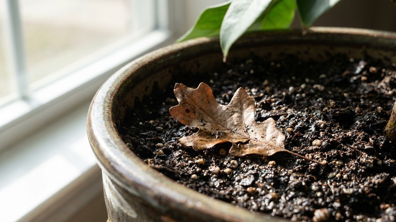 That Single Fallen Leaf on Your Houseplant is Starting a Silent Disaster