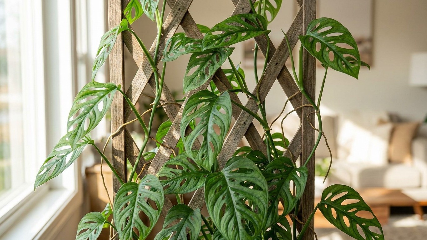 Why Nurseries Are Ditching Pothos for Monstera Adansonii on Indoor Trellises