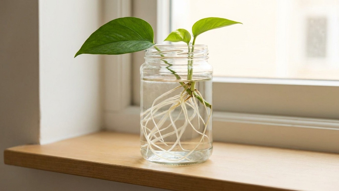 Why Your Water-Propagated Pothos Stops Growing After Potting: The Root System Rebuild Nobody Tells You About