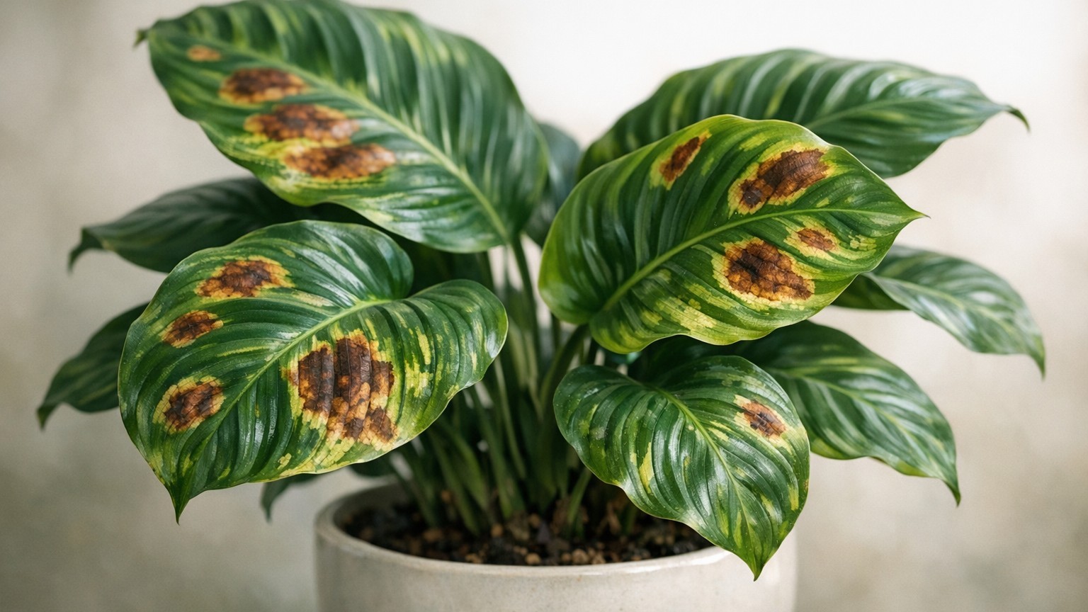 Why Misting Your Calathea Every Day Is Slowly Killing It: The Brown Spot Truth