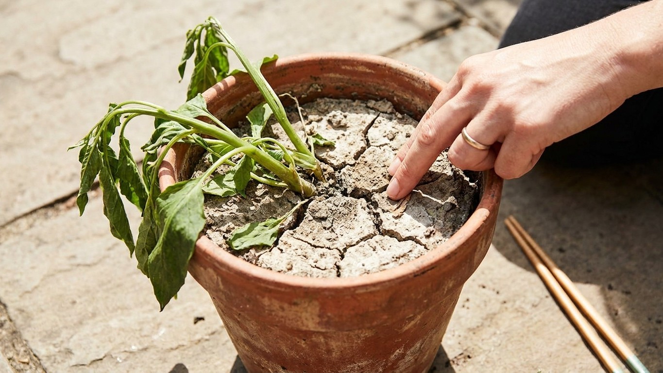 Why Your Daily Watering Kills Plants: The Hidden Soil Crust Nobody Talks About