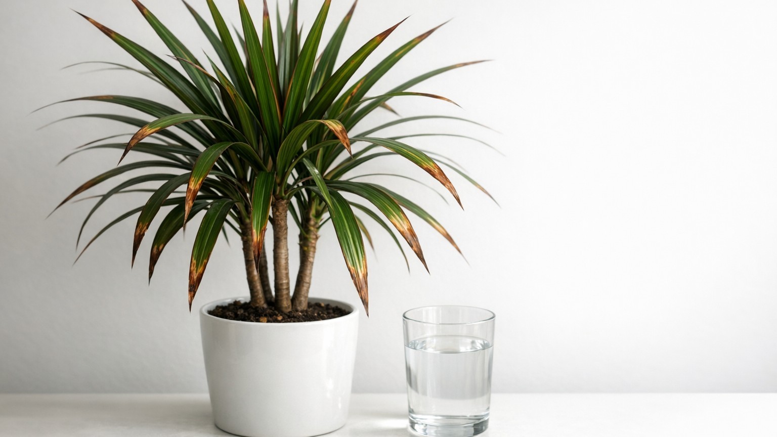 Why Your Dracaena Has Brown Tips: The Tap Water Mineral Buildup You've Been Missing