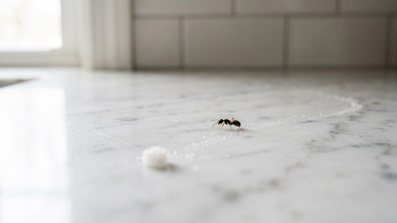 I kept squashing every ant I found in my kitchen: when I learned what the first ones left behind on my countertop, I under...
