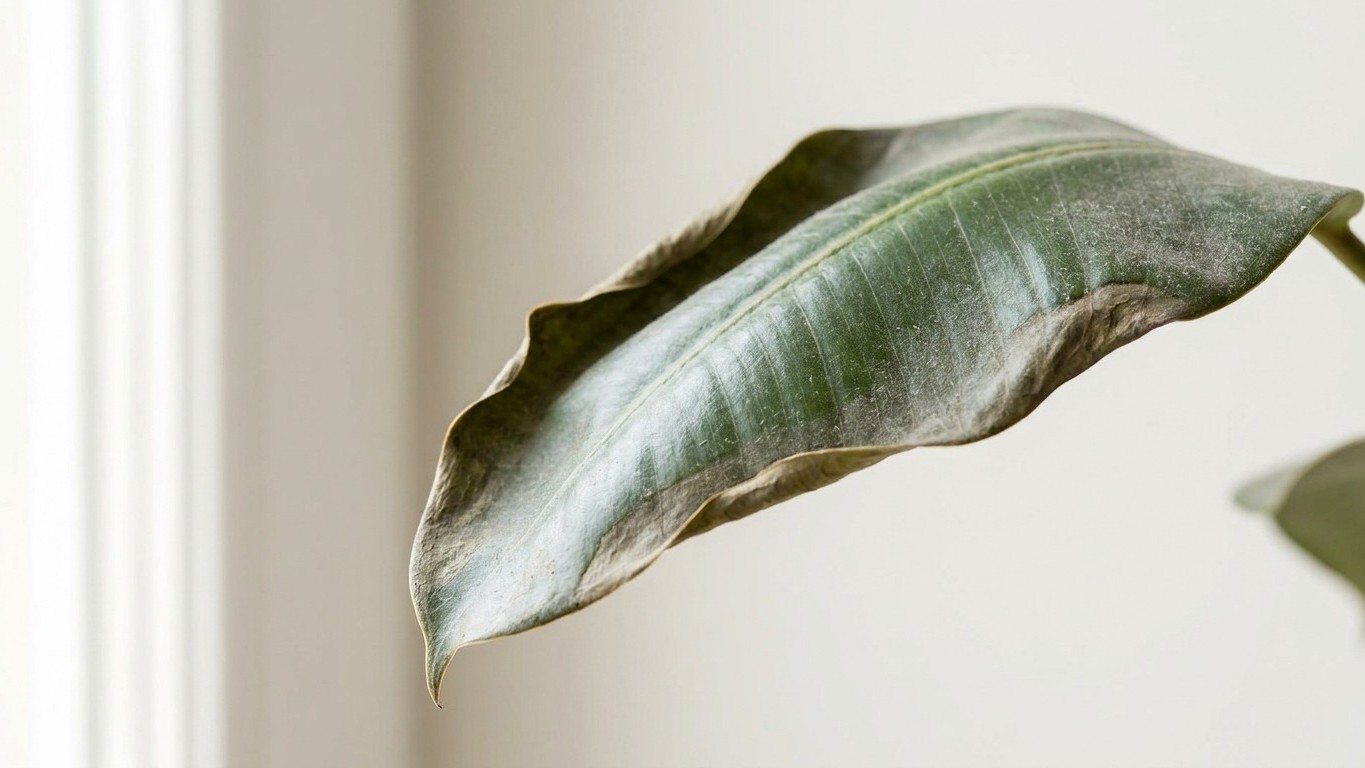 I wiped my ficus leaves with olive oil just to make them shine: a month later, I understood why the plant was slowly suffo...