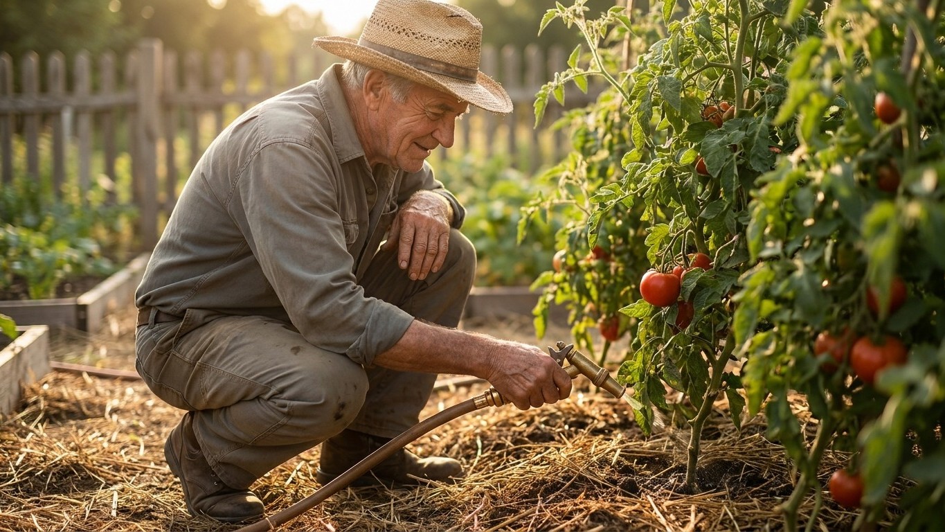 My father always waited until after 8pm to water his tomatoes: I laughed for years before understanding why he was right