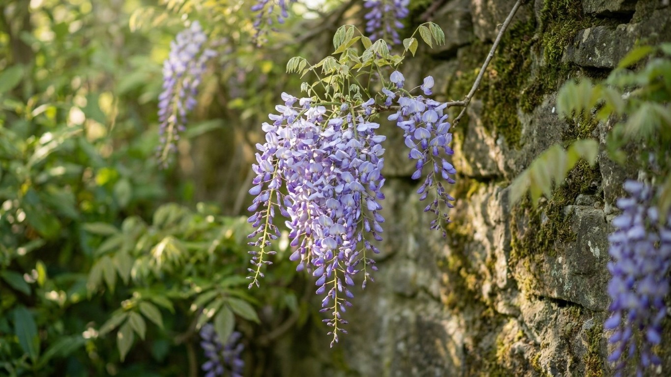 The old-timers always cut wisteria's whippy shoots back in July and it wasn't to keep it tidy: look what appears before sp...