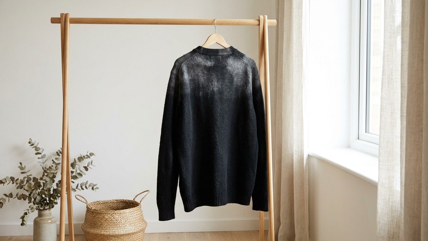 I hung all my clothes on an open rail in the bedroom just to see them at a glance: six months later, when I pulled out my ...