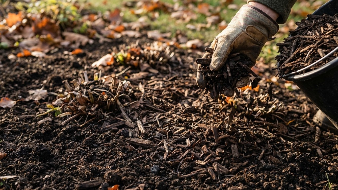 No more three hours of weeding every weekend: this two-inch layer laid down in autumn changes the beds by spring