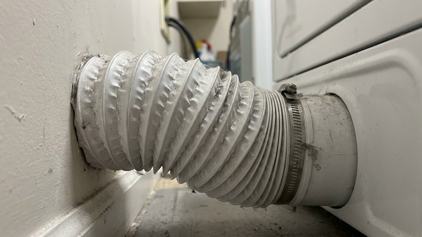 We all keep clearing the dryer filter after every load, when it's the flexible tube behind the machine that decides how th...